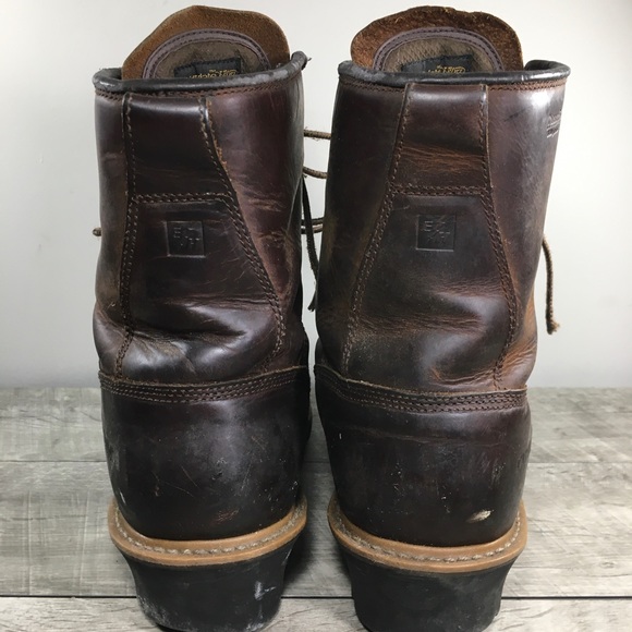 Carolina CA7821 Steel Toe Mens Leather Work Metguard Logger Waterproof Boots 12 - Picture 8 of 11